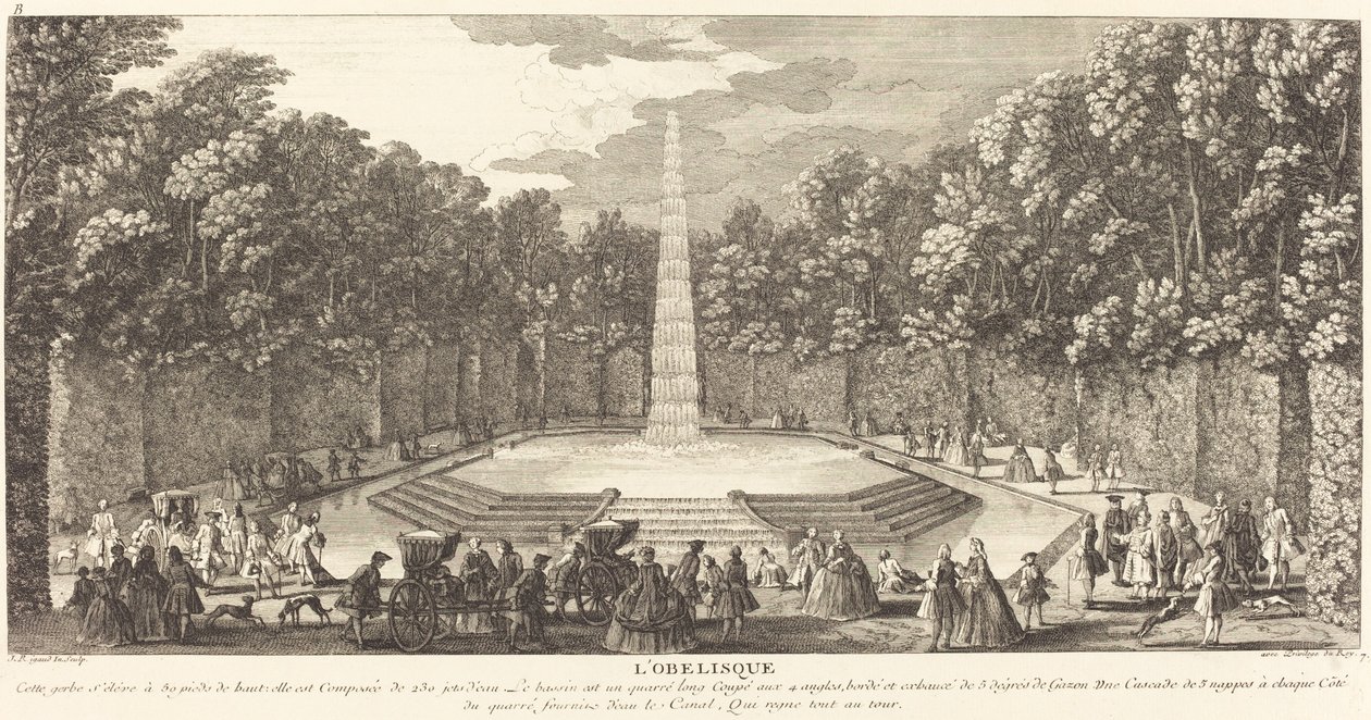 Der Obelisk von Jean Baptiste Rigaud