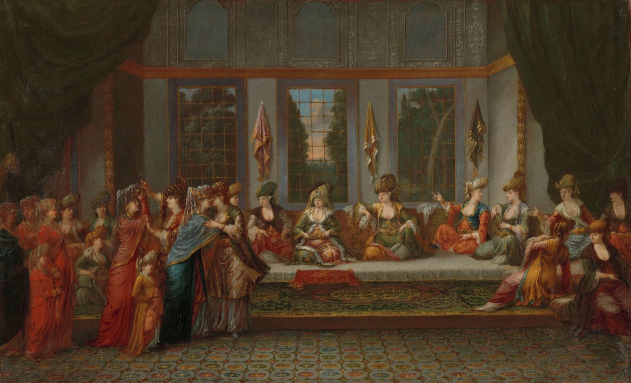Griechische Hochzeit von Jean Baptiste Vanmour