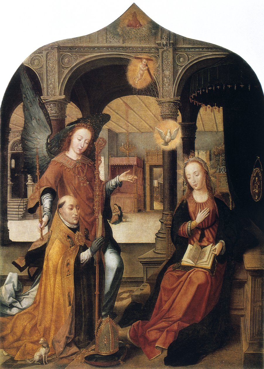 Verkündigung, 1516-1517 von Jean the Elder Bellegambe