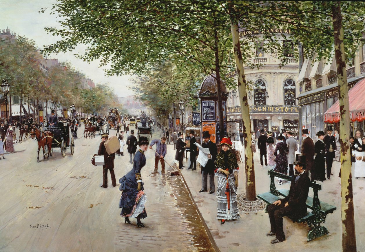 Pariser Straßenszene von Jean Beraud