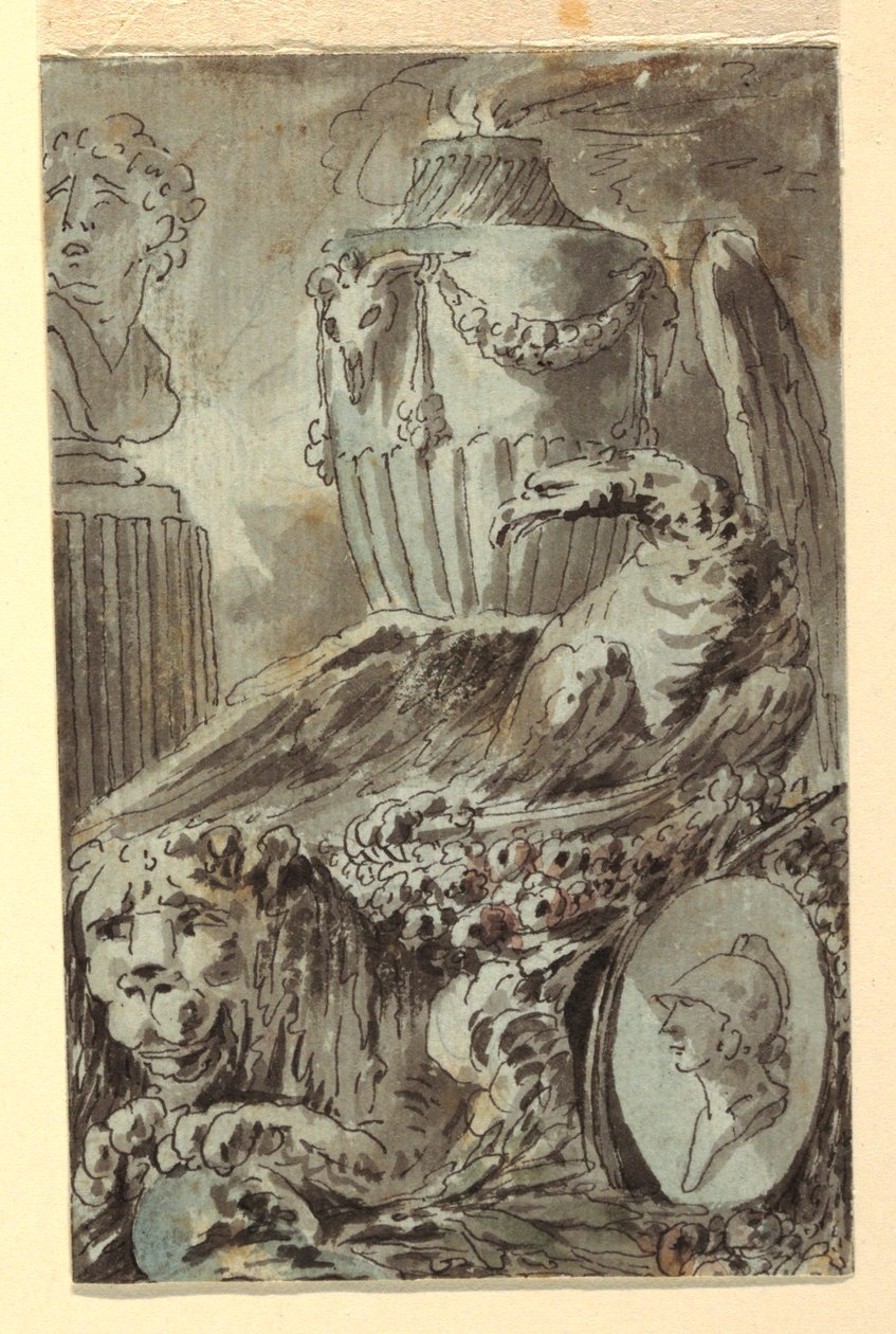 Fantasie der klassischen Skulptur von Jean Charles Delafosse