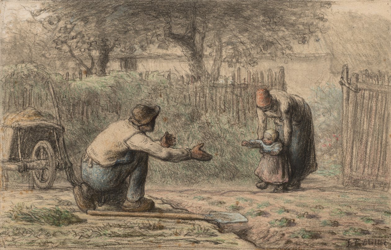 Erste Schritte von Jean Francois Millet