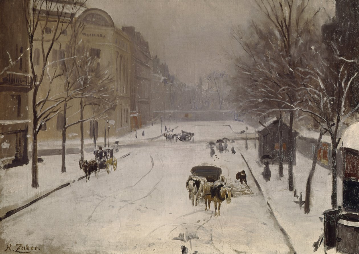 Die Rennes-Raspail-Kreuzung, ca. 1889 von Jean Henri Zuber
