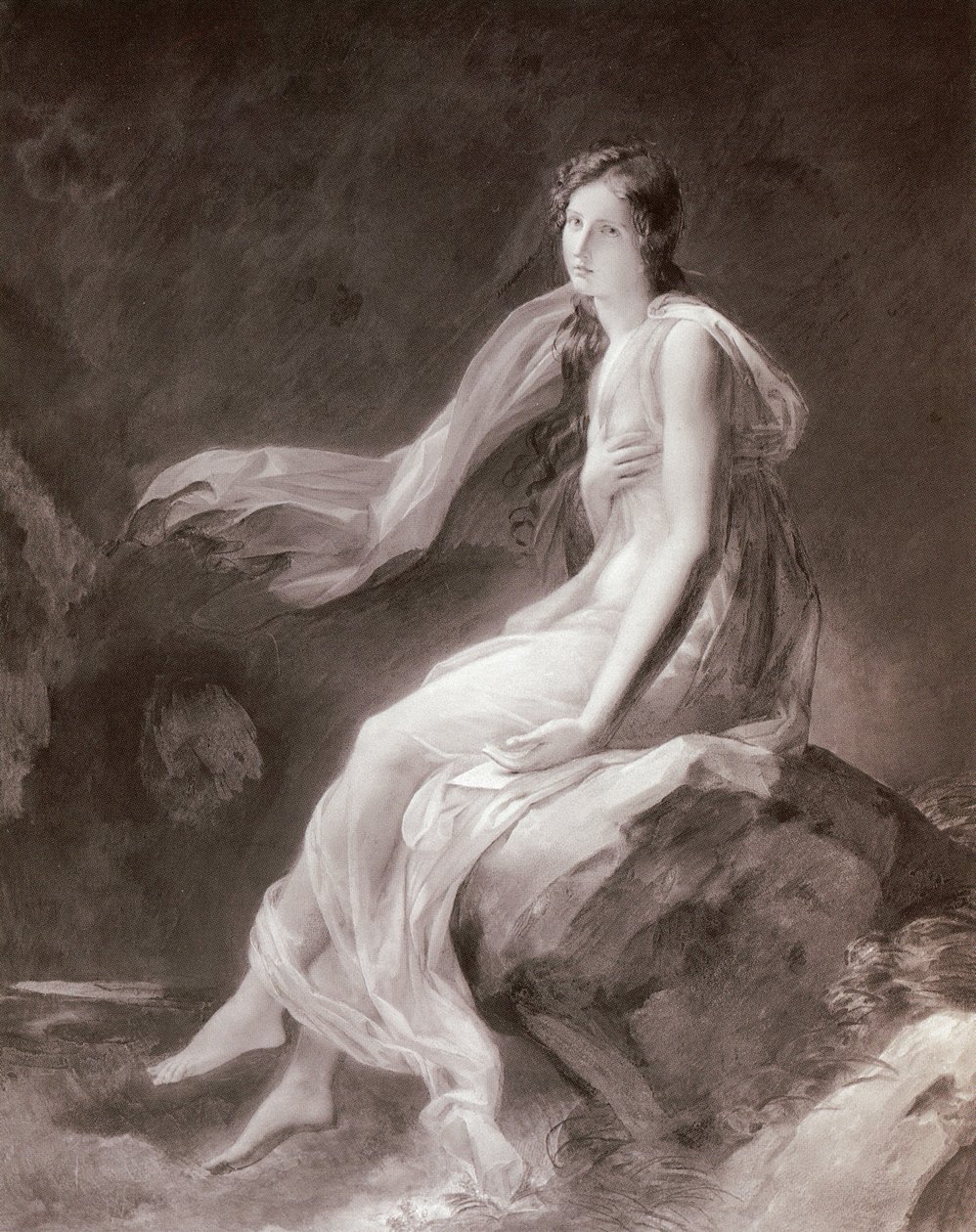 Juliette Récamier von Jean Honore Fragonard