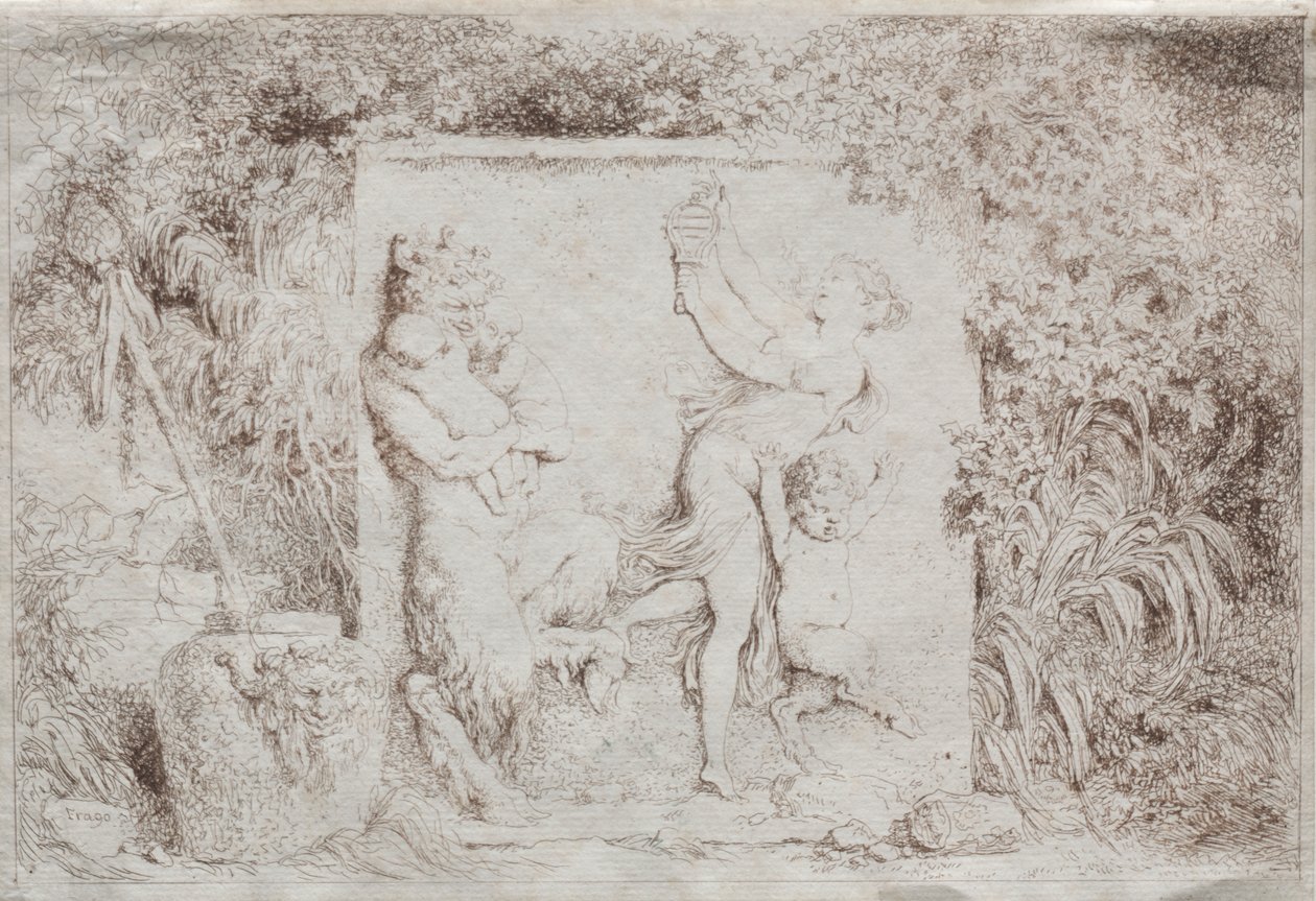 Bacchanal von Jean Honore Fragonard