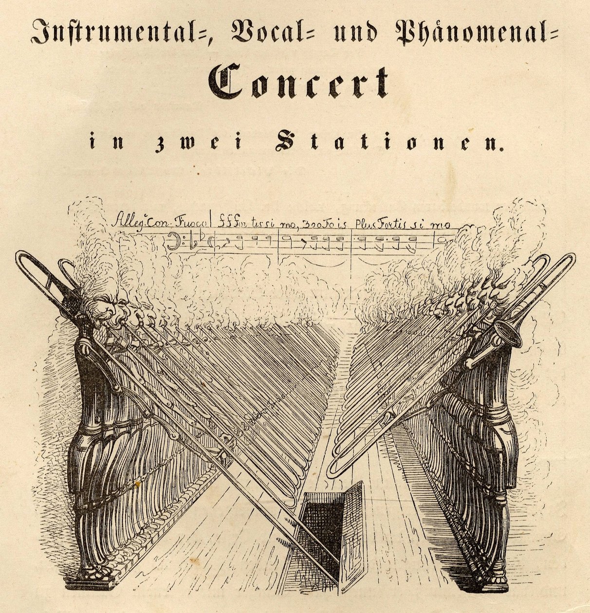 Instrumental-, Vokal- und Phänomenalkonzert von Jean Jacques Grandville