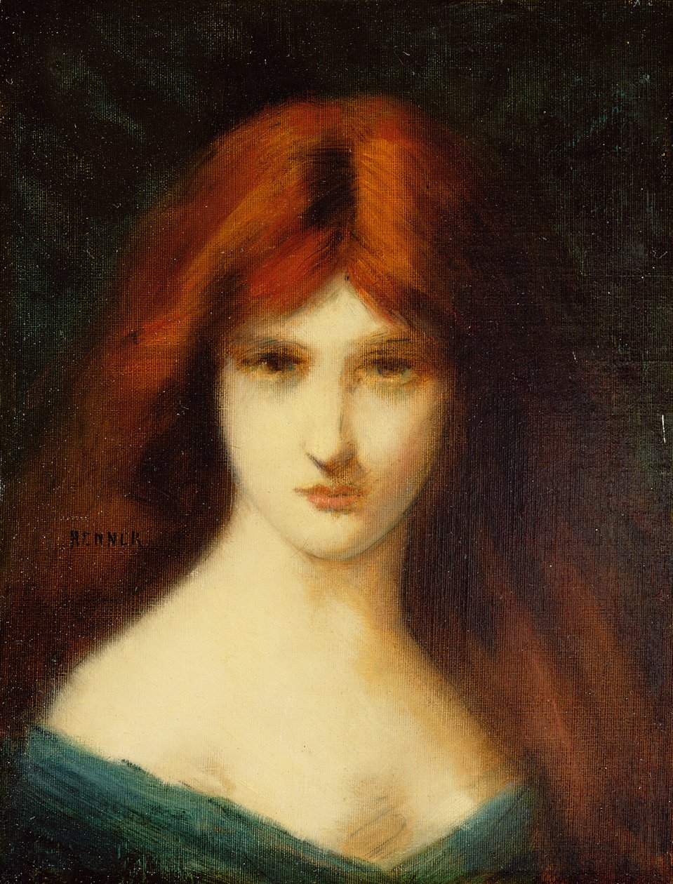 Porträt einer Dame von Jean Jacques Henner