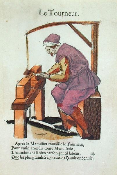 Der Holzdreher von Jean Leclerc