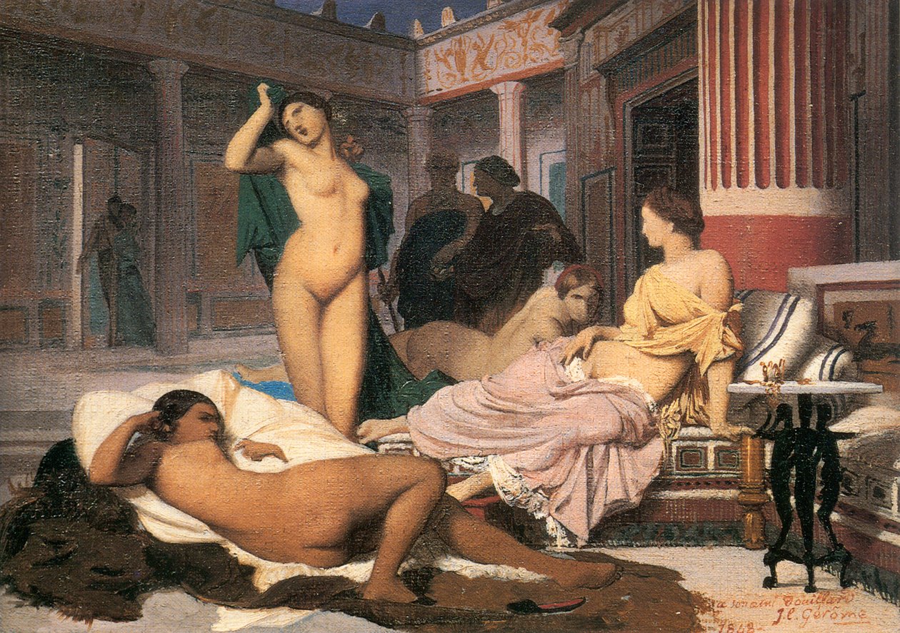 Griechisches Innenraumschema, 1848 von Jean Leon Gerome