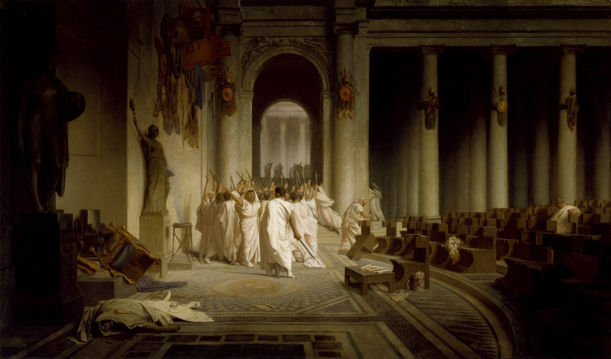 Der Tod Caesars von Jean Leon Gerome