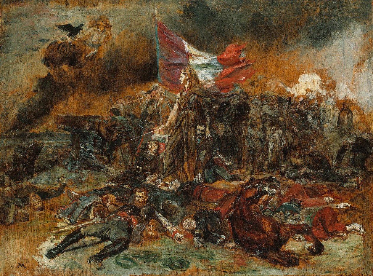 Die Verteidigung von Paris von Jean Louis Ernest Meissonier