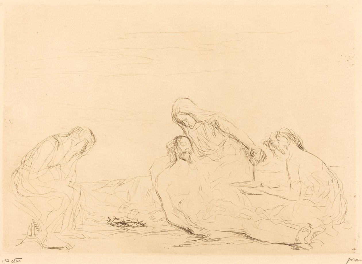 Pietà (dritte Platte) von Jean Louis Forain