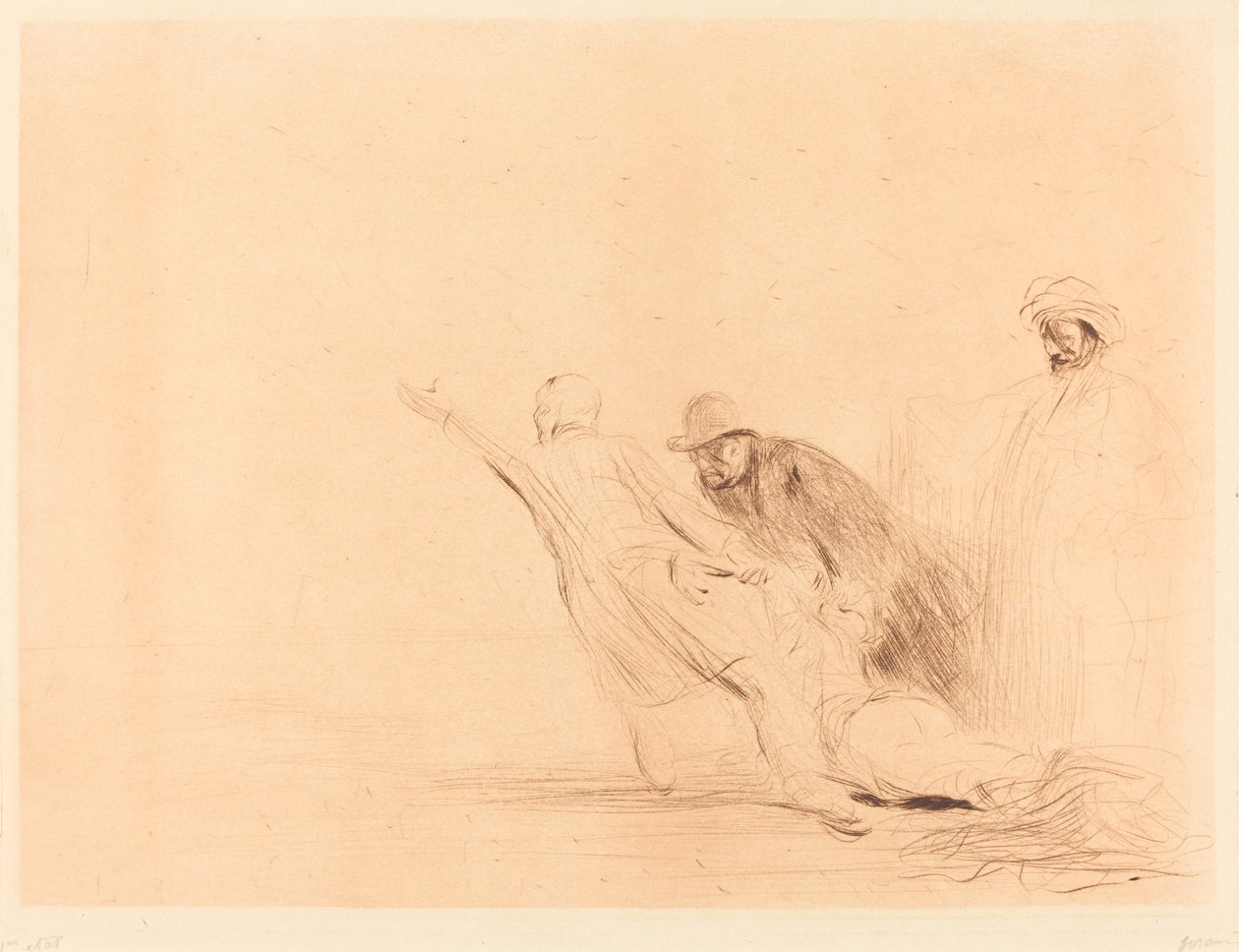 Die Ehebrecherin (dritte Platte) von Jean Louis Forain