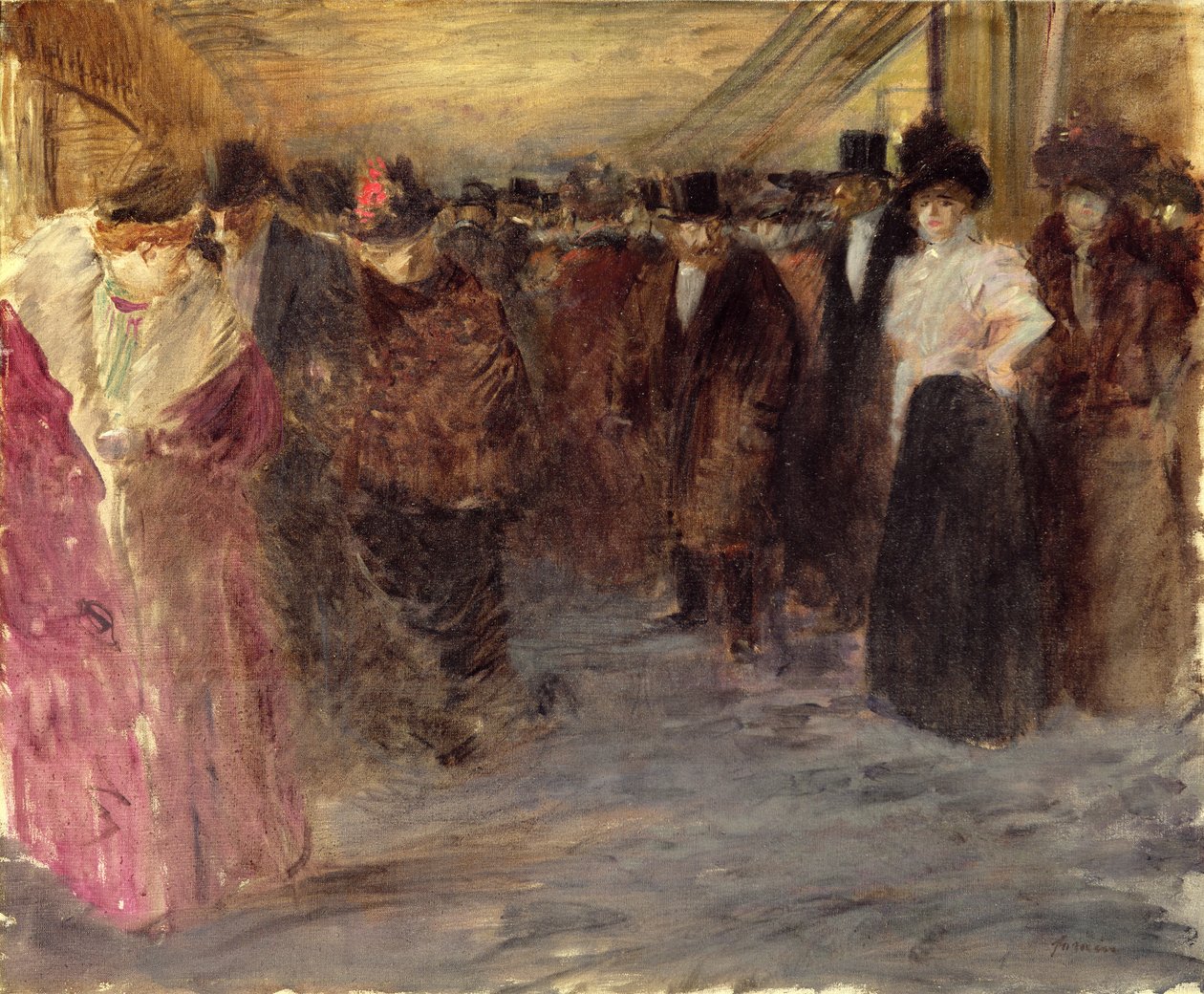 Der Musiksaal, ca. 1890 von Jean Louis Forain