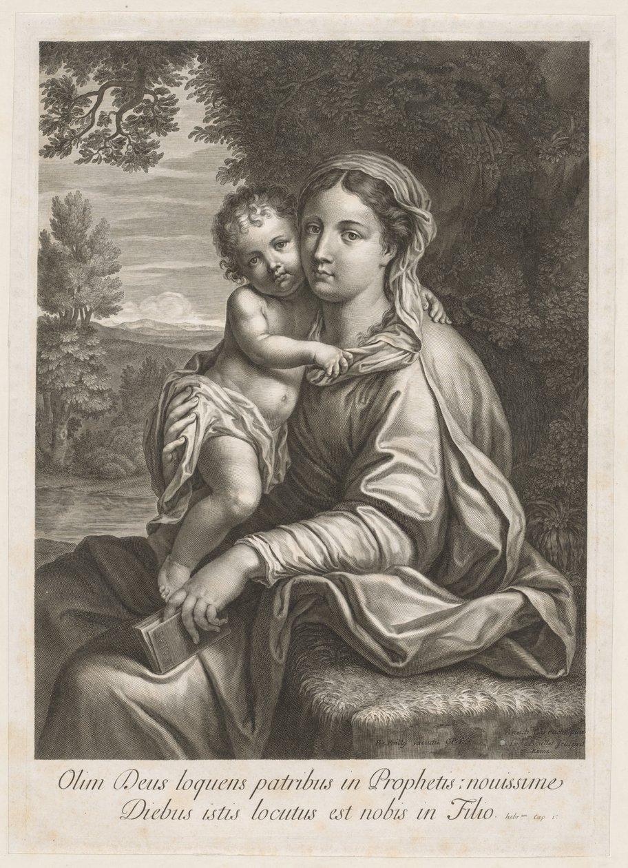 Madonna und Kind von Jean Louis Roullet