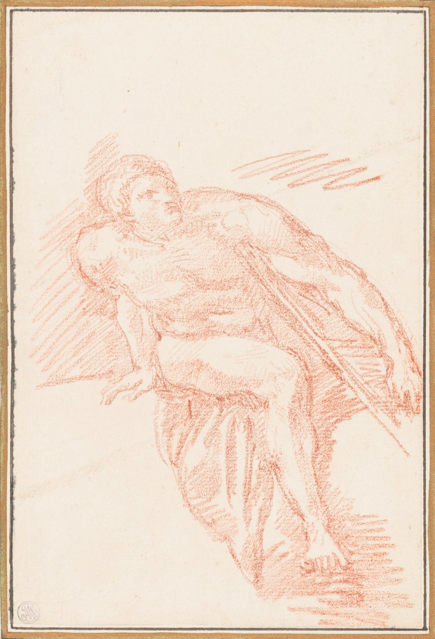 Figur aus dem Jüngsten Gericht von Jean Robert Ango