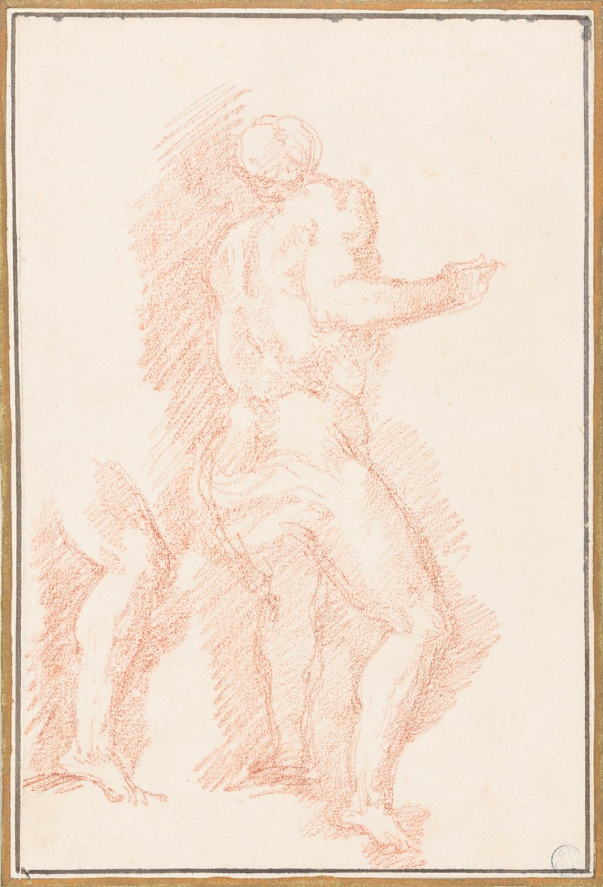 Figur aus dem Jüngsten Gericht von Jean Robert Ango