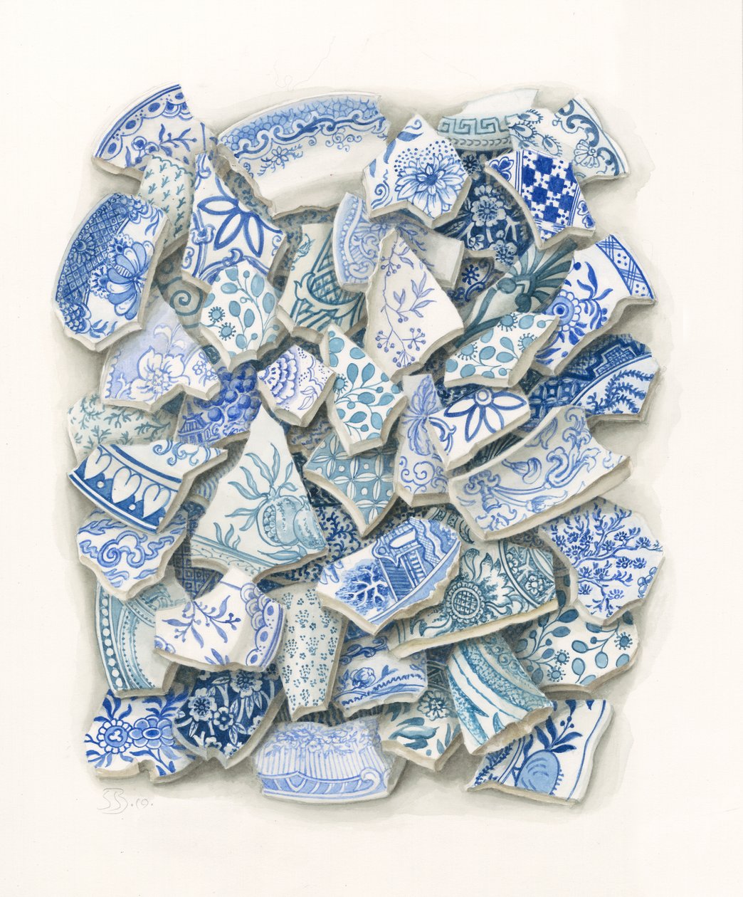 Zerbrochenes Porzellan von Jenny Barron
