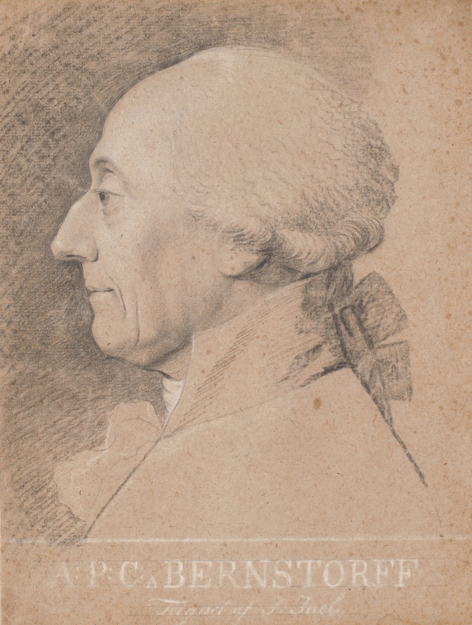 Porträt des Staatsmannes A.P. Bernstorff von Jens Juel