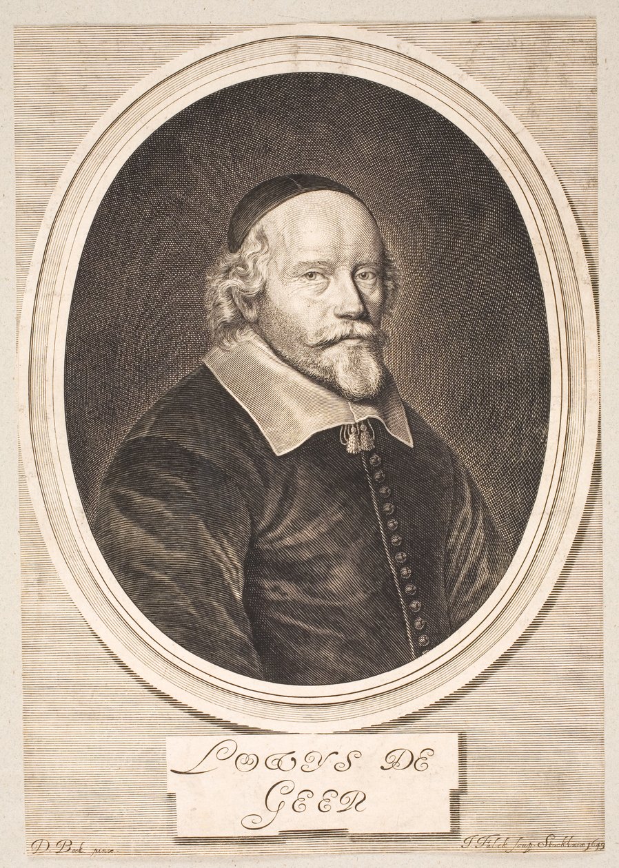 Porträt von Louis de Geer von Jeremias Falck