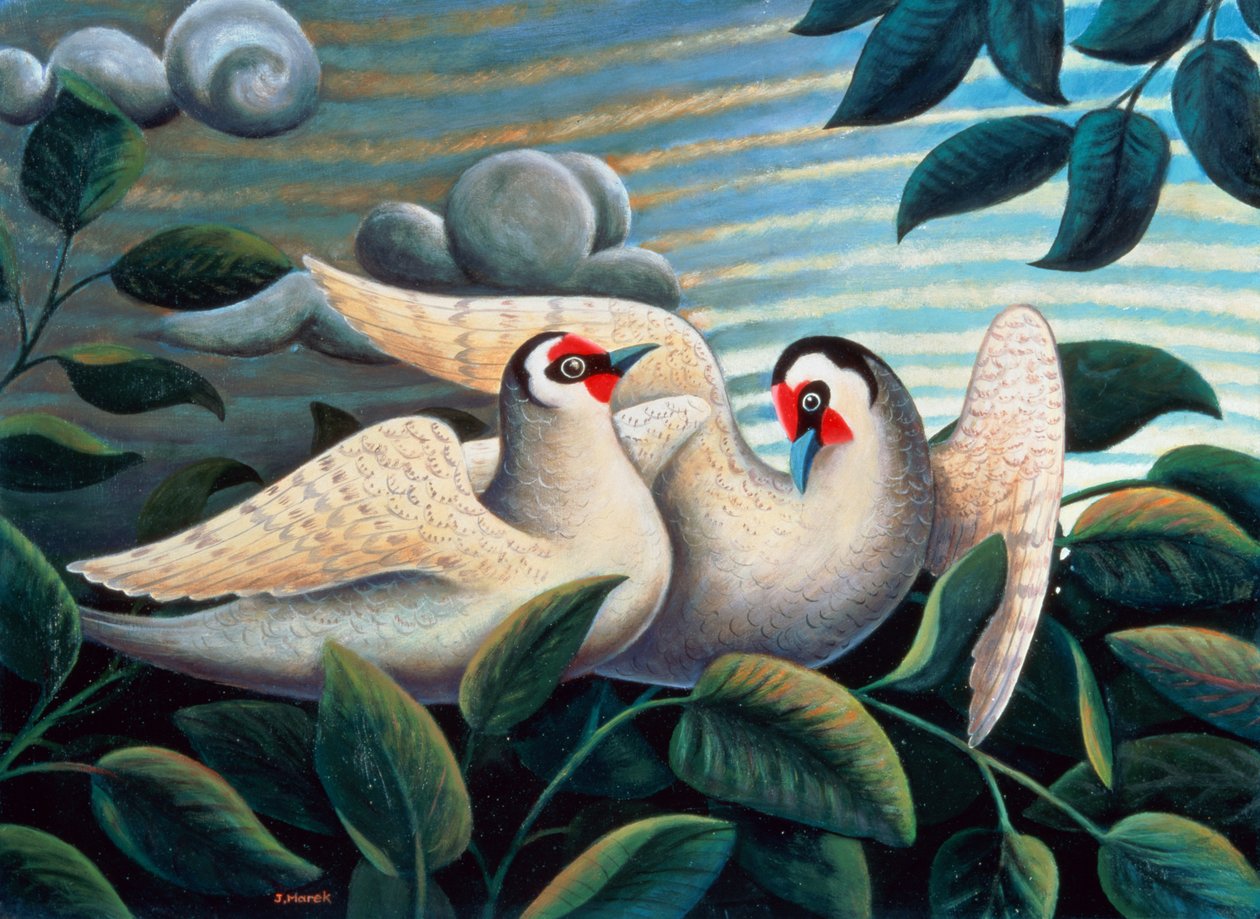Die Liebesvögel von Jerzy Marek