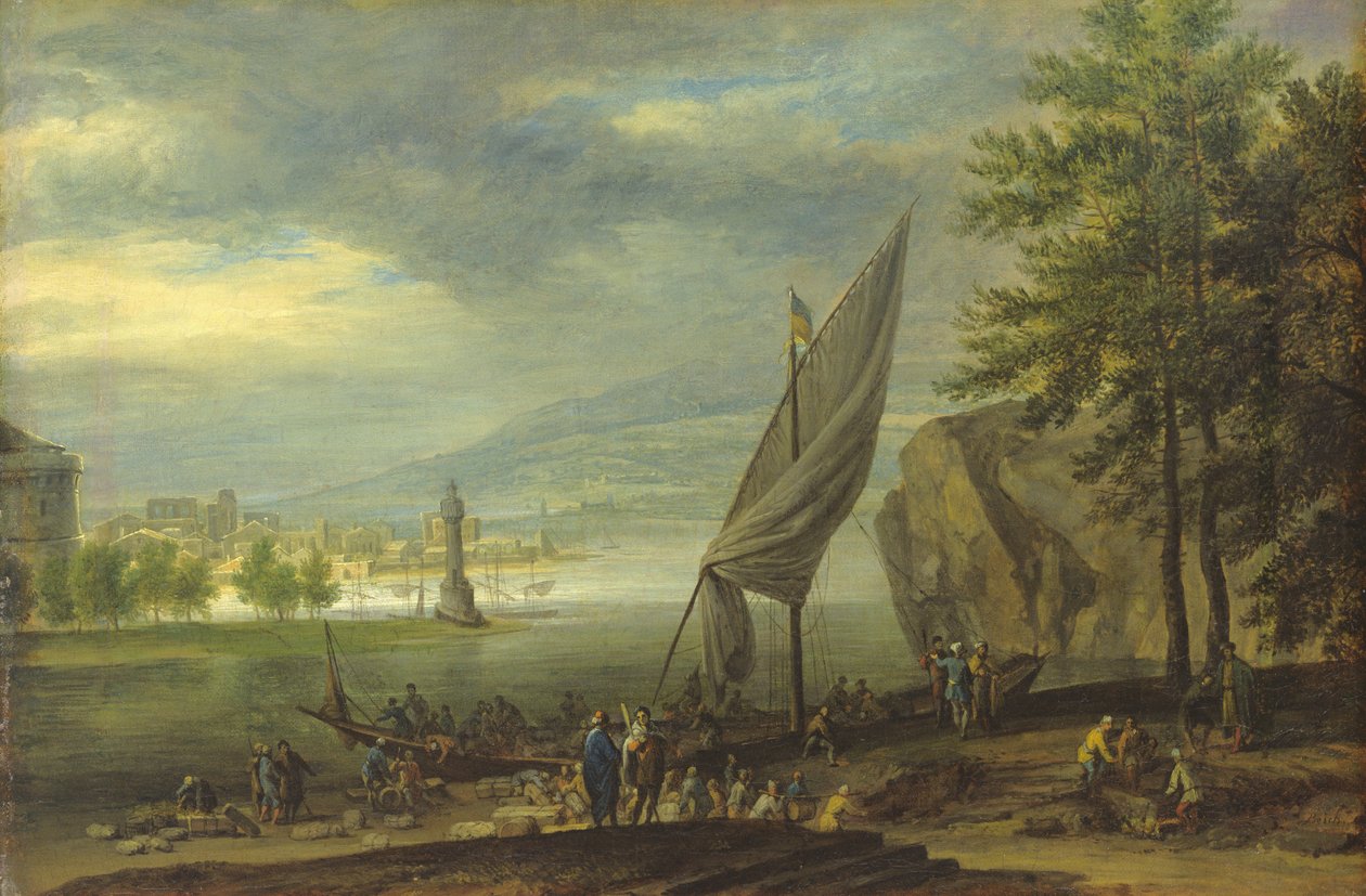 Hafenlandschaft von Joachim Franz Beich