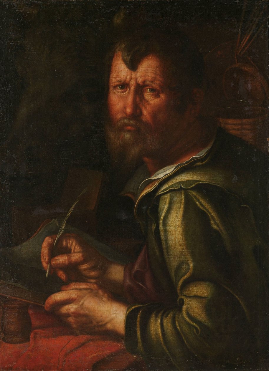 Der Evangelist Sankt Lukas von Joachim Wtewael or Utewael