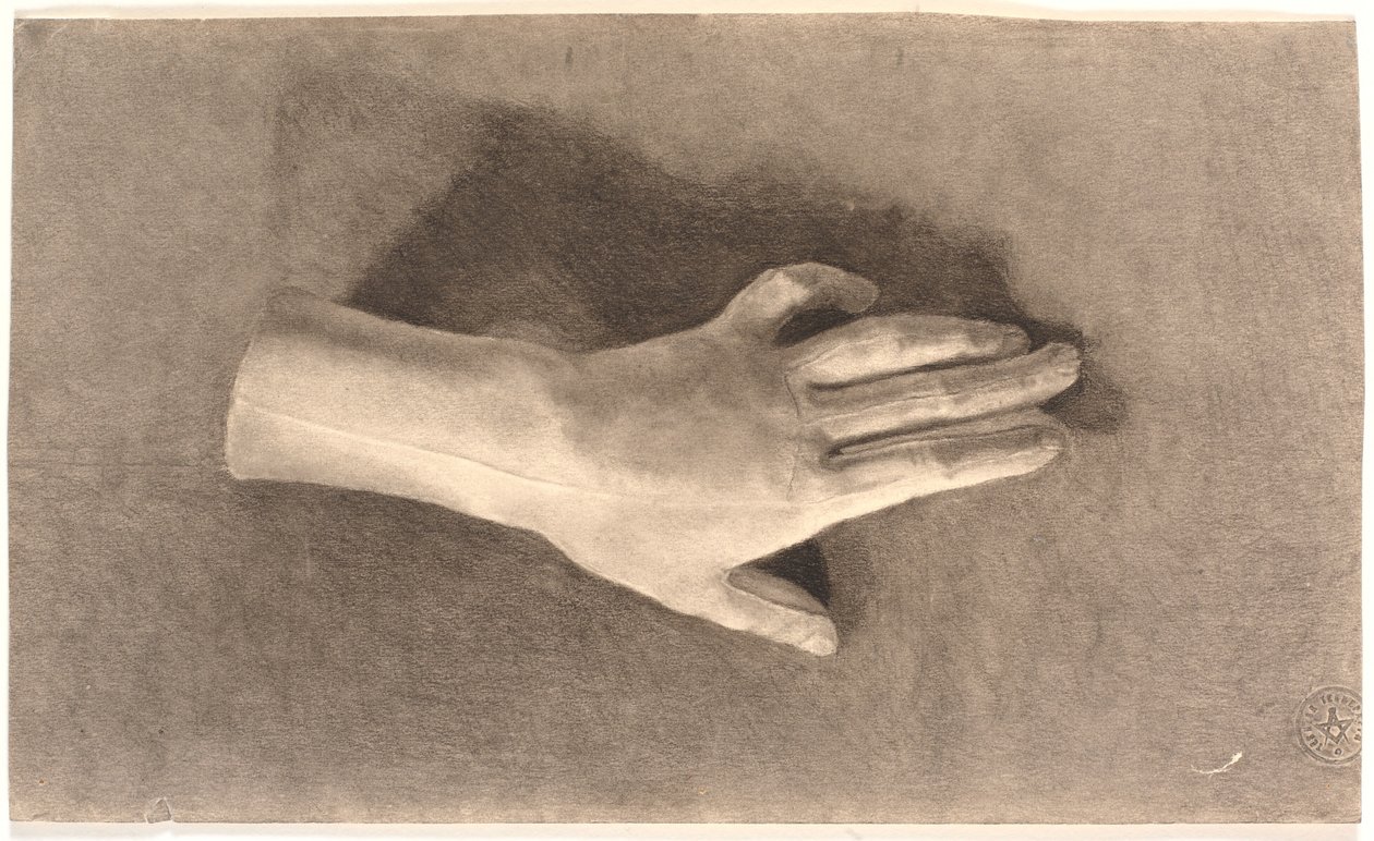 Studie einer Gips-Hand von Joakim Frederik Skovgaard