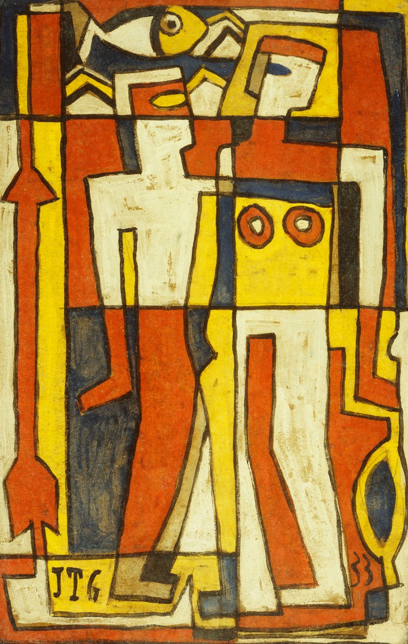 Zwei Figuren von Joaquin Torres Garcia