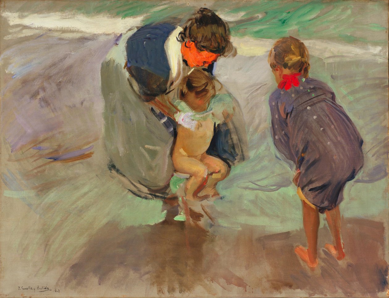 Am Strand von Joaquín Sorolla