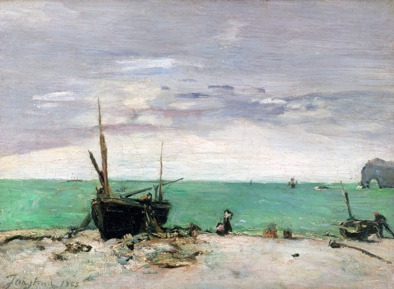 Etretat, 1865 von Johan Barthold Jongkind