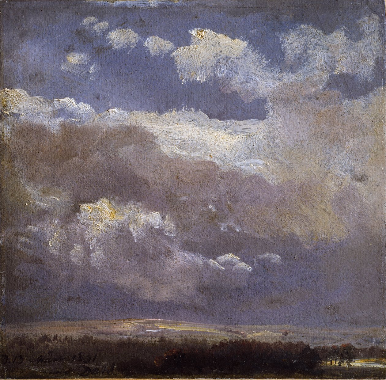 Gewitterwolken von Johan Christian Dahl