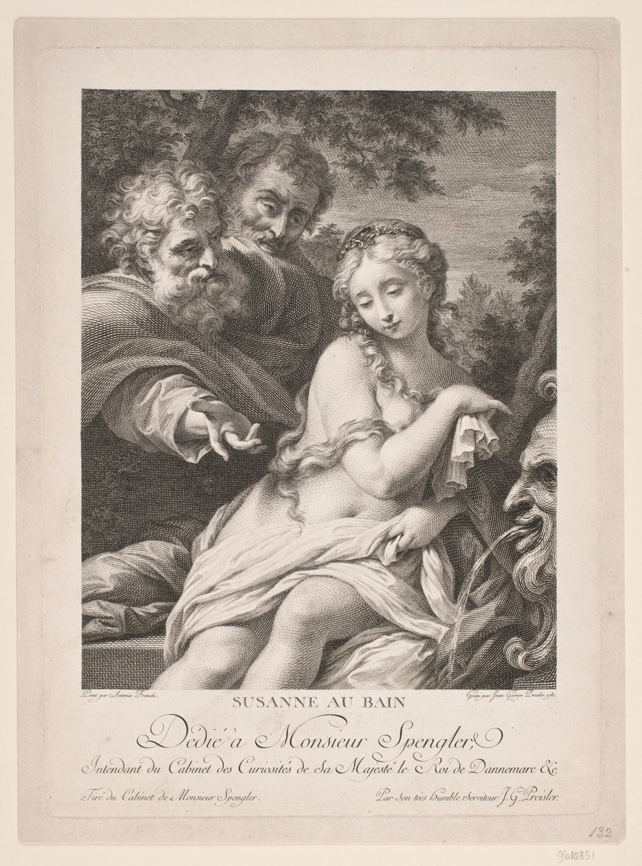 Susanna im Bade von Johan Georg Preisler
