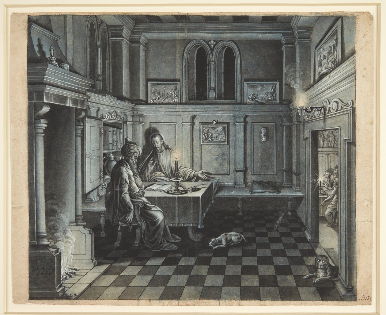 Christus und Nikodemus von Johan Keyll