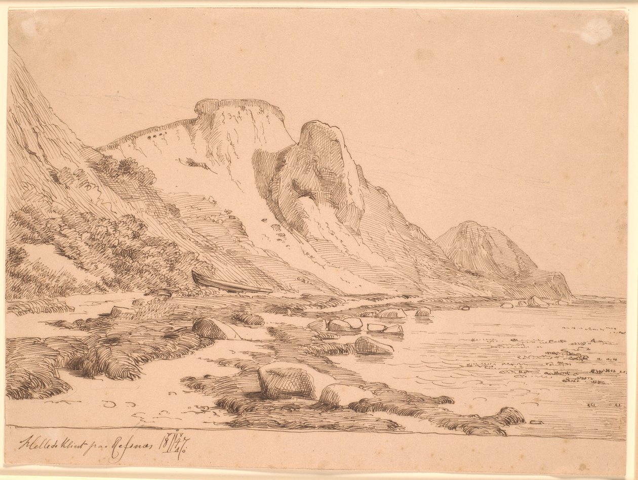Hellede Klint von Johan Thomas Lundbye