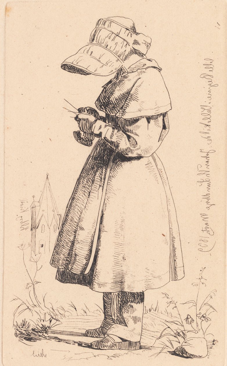 Kleine Regine in Vallekilde von Johan Thomas Lundbye
