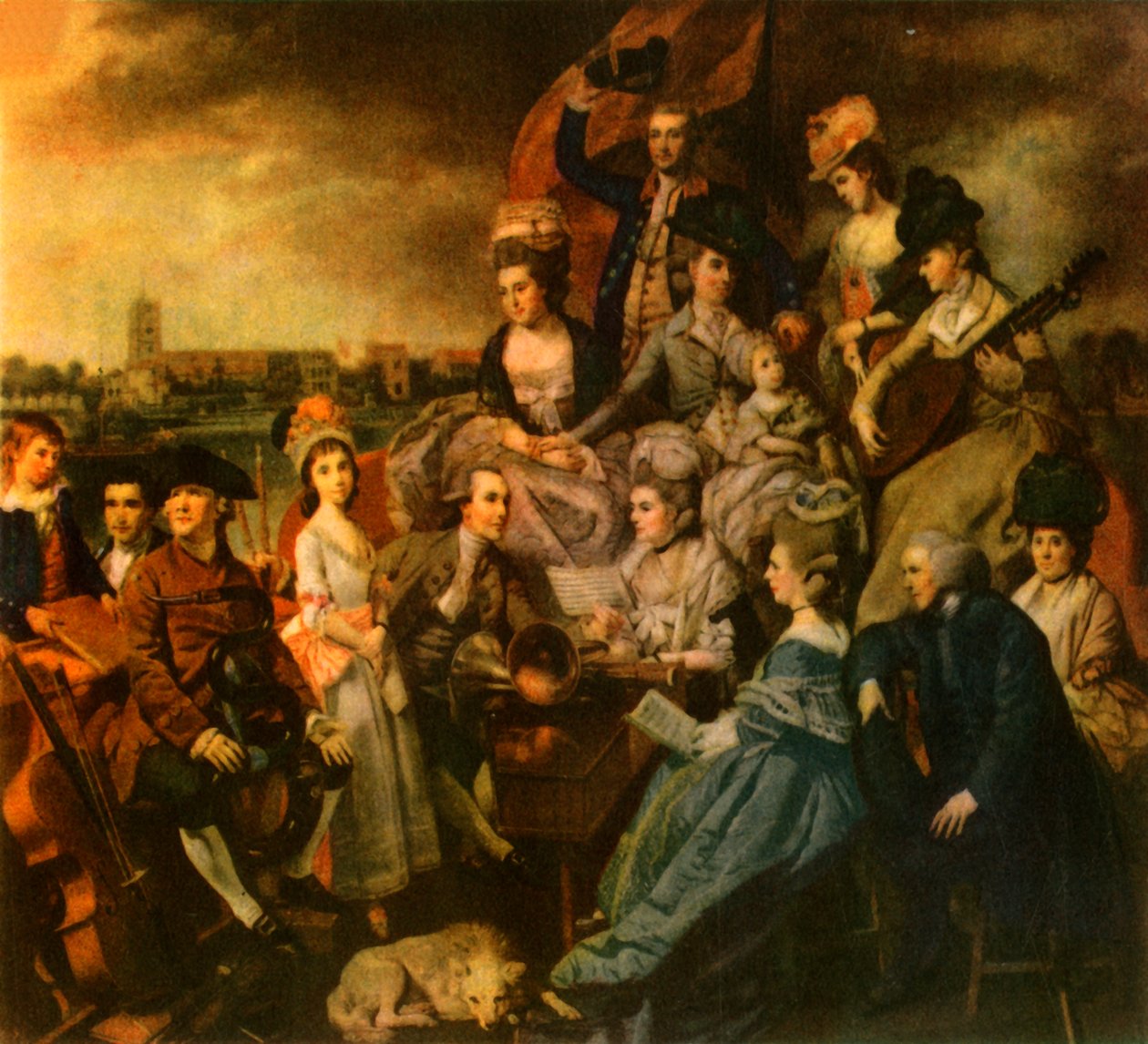 Die Familie Sharp, 1779-1781, 1942 von Johan Zoffany