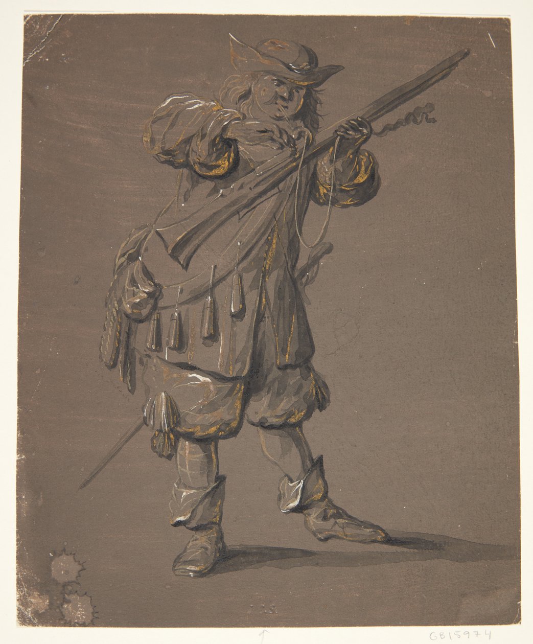 Soldat mit Gewehr von Johan le Ducq