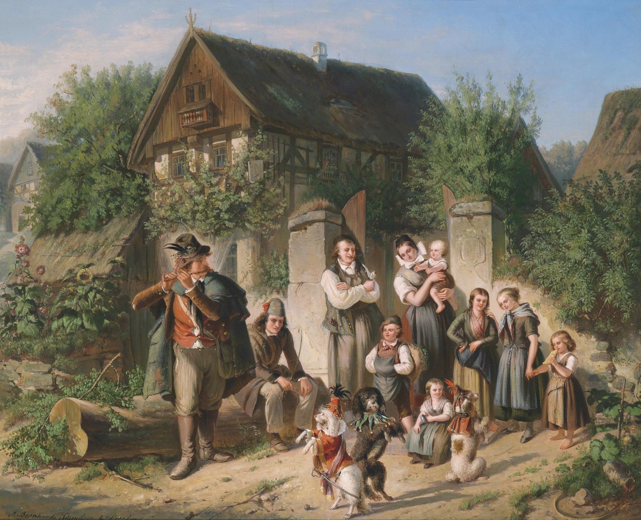 Die Tanzvorführung von Johann Bernhard Schmelzer