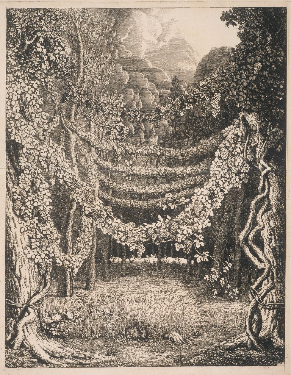 Imaginäre Ansicht eines Weinbergs auf dem Weg zur Höhle des Polyphemus von Johann Heinrich Wilhelm Tischbein