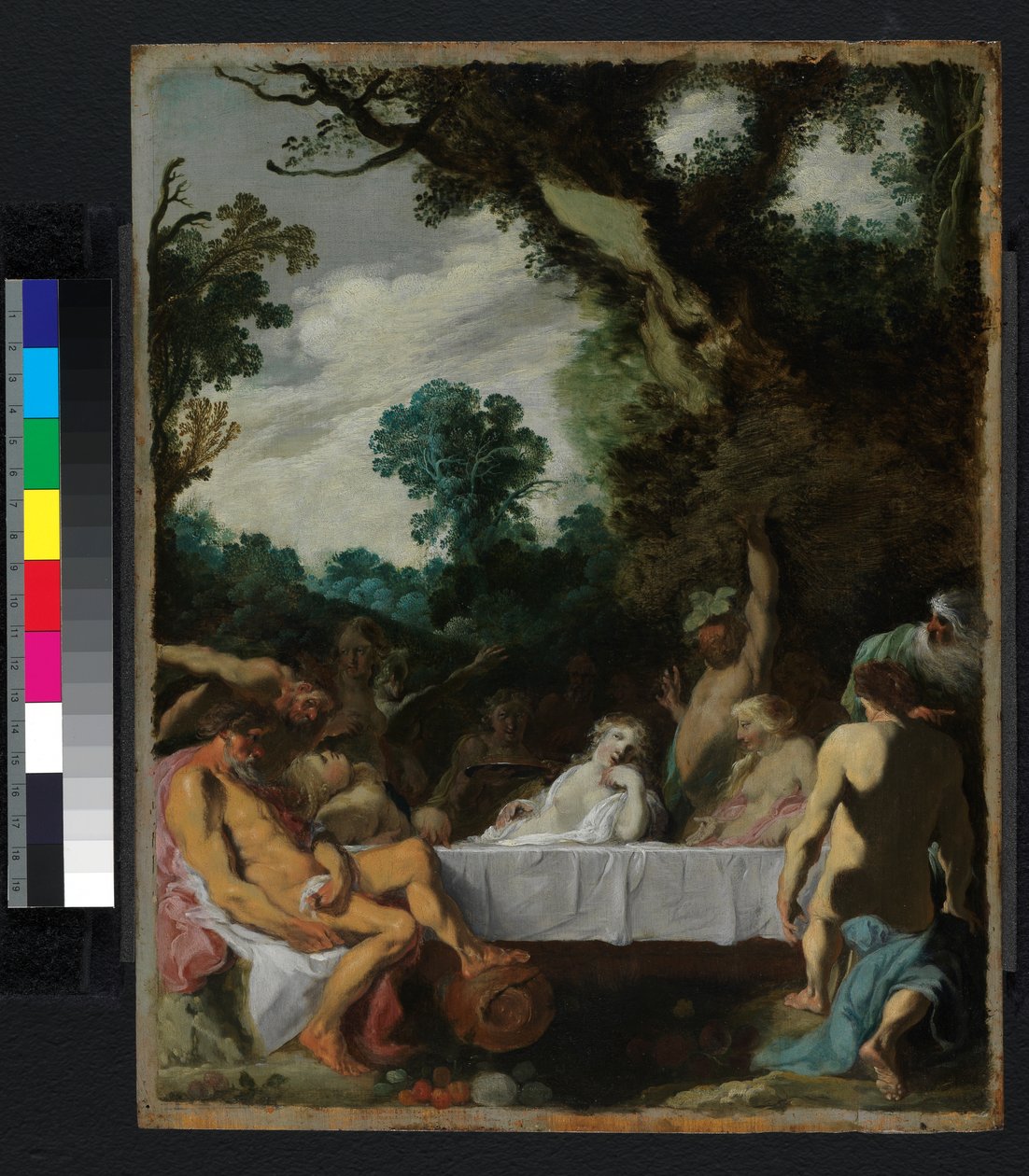 Ein Bacchanalisches Fest, ca. 1617 von Johann Liss or Lis or von Lys