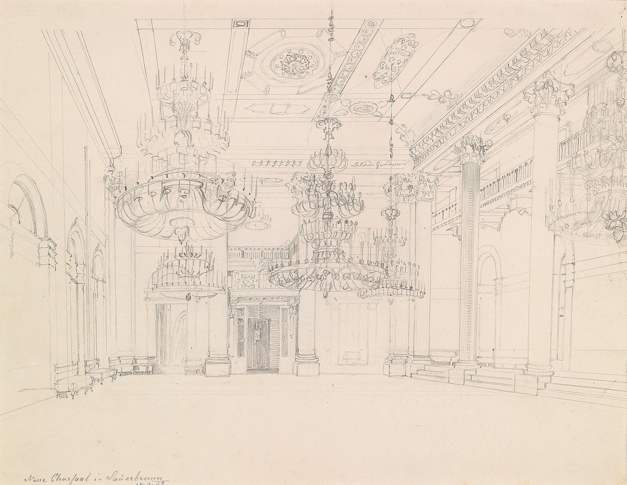 Der kleine Kursaal in Sauerbrunn von Johann Nepomuk Passini