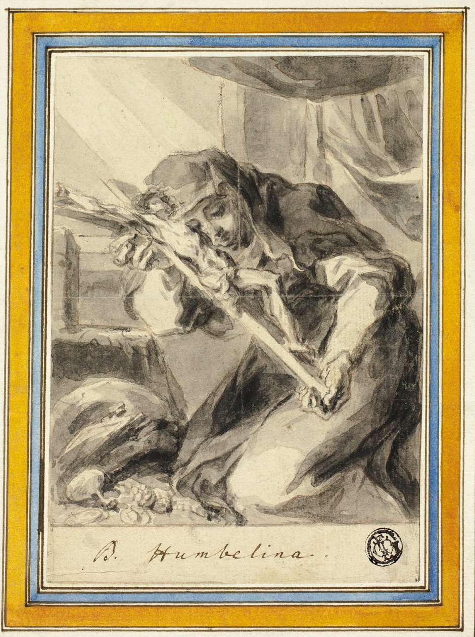 Beata Humbelina mit Kruzifix von Johann Christoph Lischka