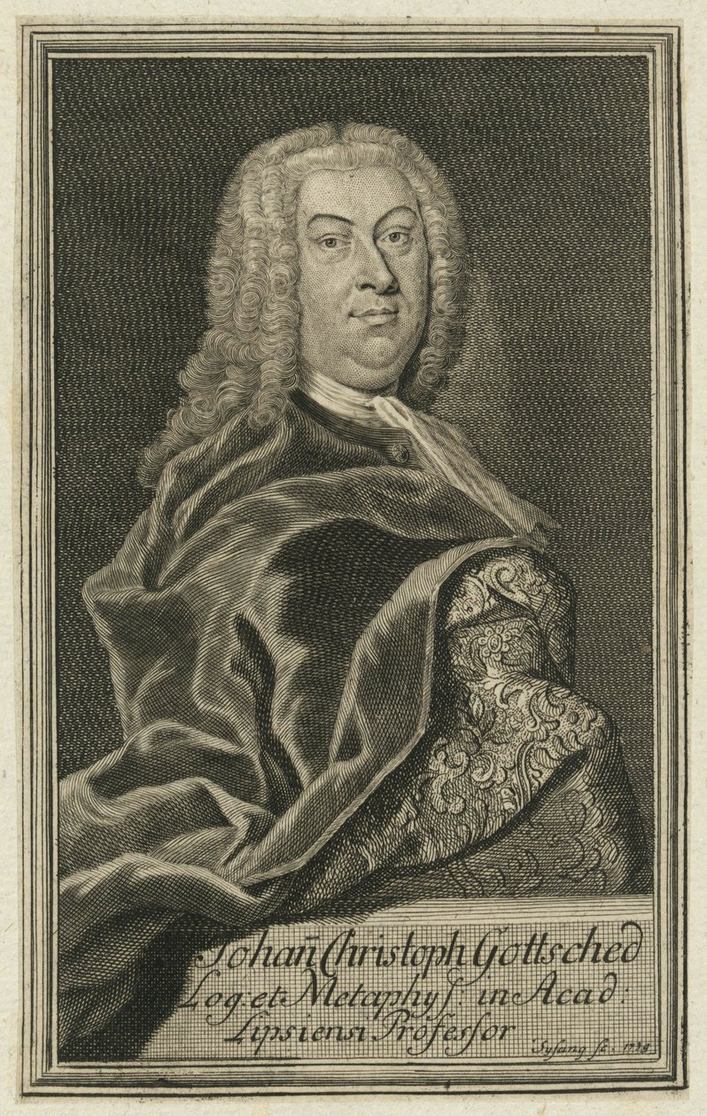 Gottsched von Johann Christoph Sysang
