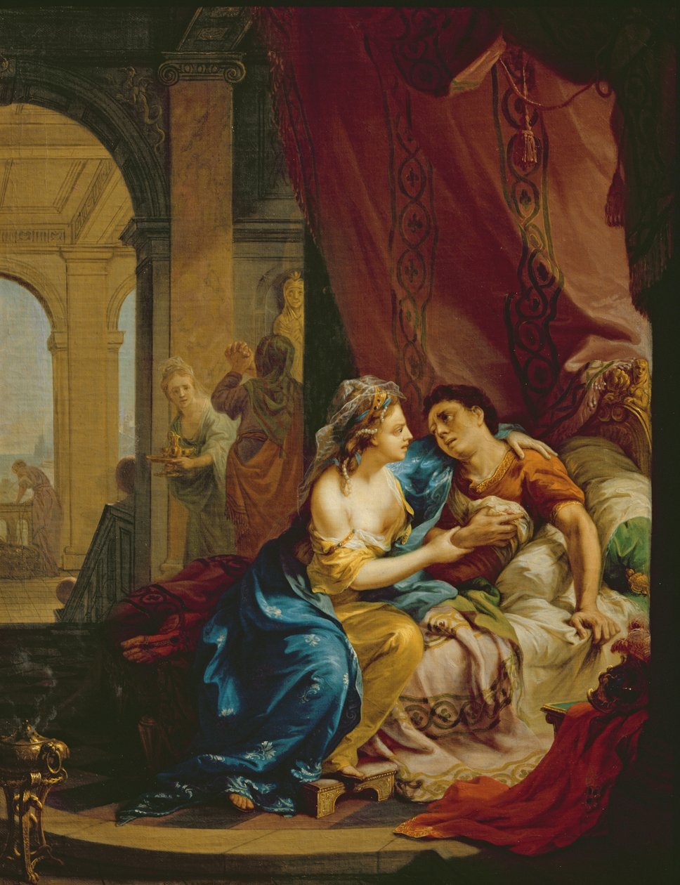 Antonius und Kleopatra, 1774 von Johann Heinrich Wilhelm Tischbein