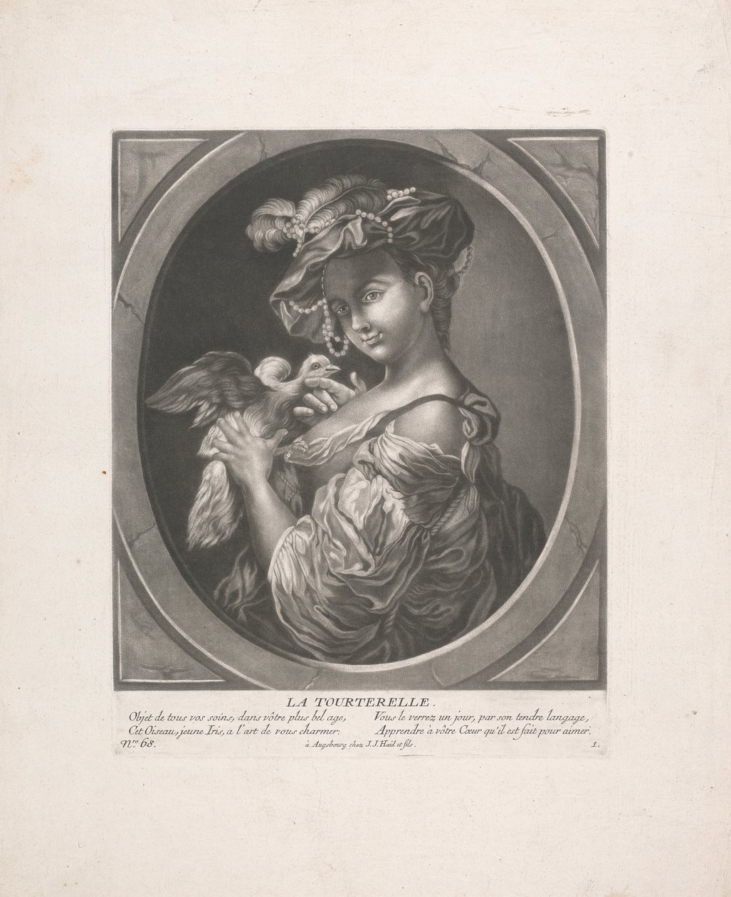 Die Turteltaube von Johann Jacobus Haid