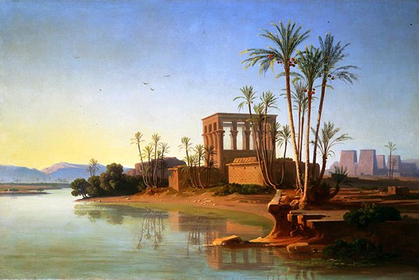 Philae, ca. 1860 von Johann Jakob Frey