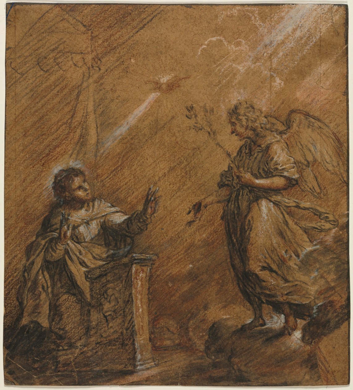 Die Verkündigung, letztes Drittel 1600er von Johann Jakob von Sandrart