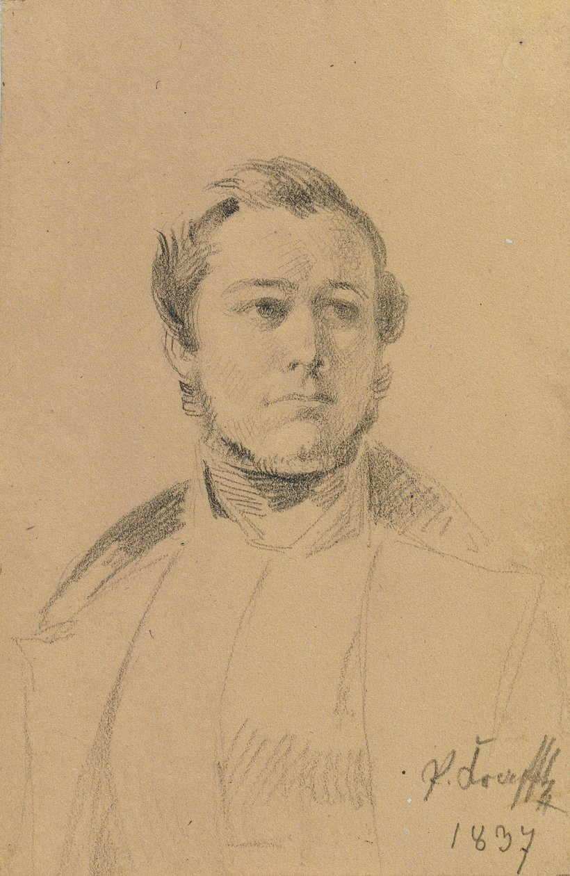 Porträtstudie Franz Xaver Eckl von Johann Peter Krafft