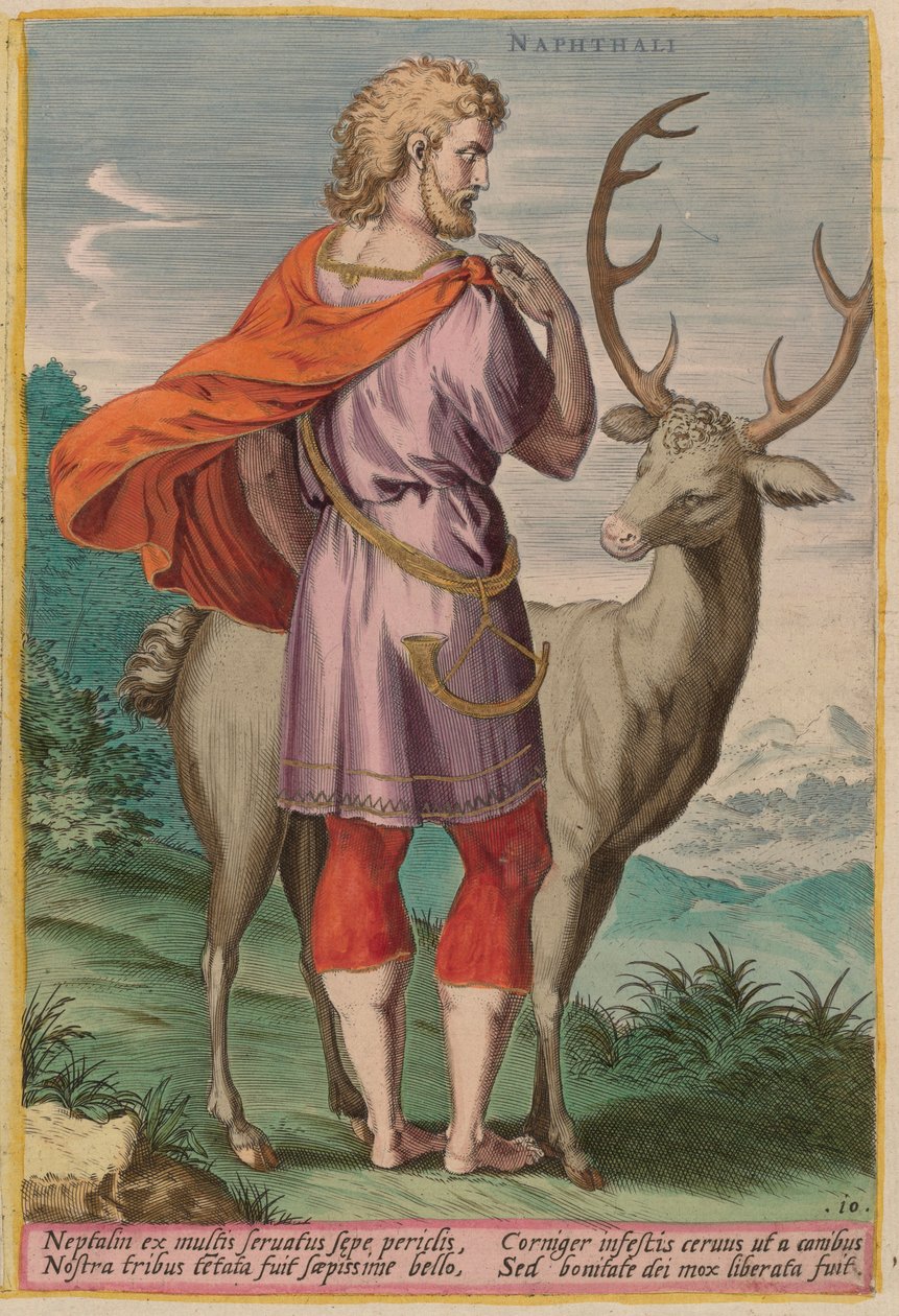 Napthali, ca. 1585 von Johann Sadeler I